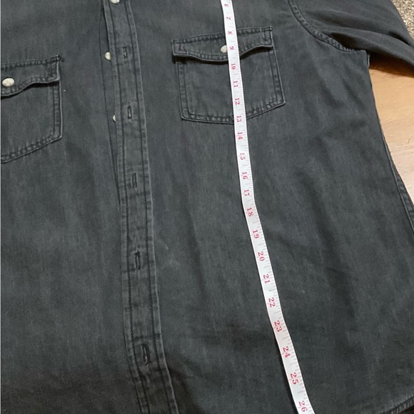 Goodfellow&Co: long sleeve, button down chest pockets size large collar shirt. - Picture 5 of 6